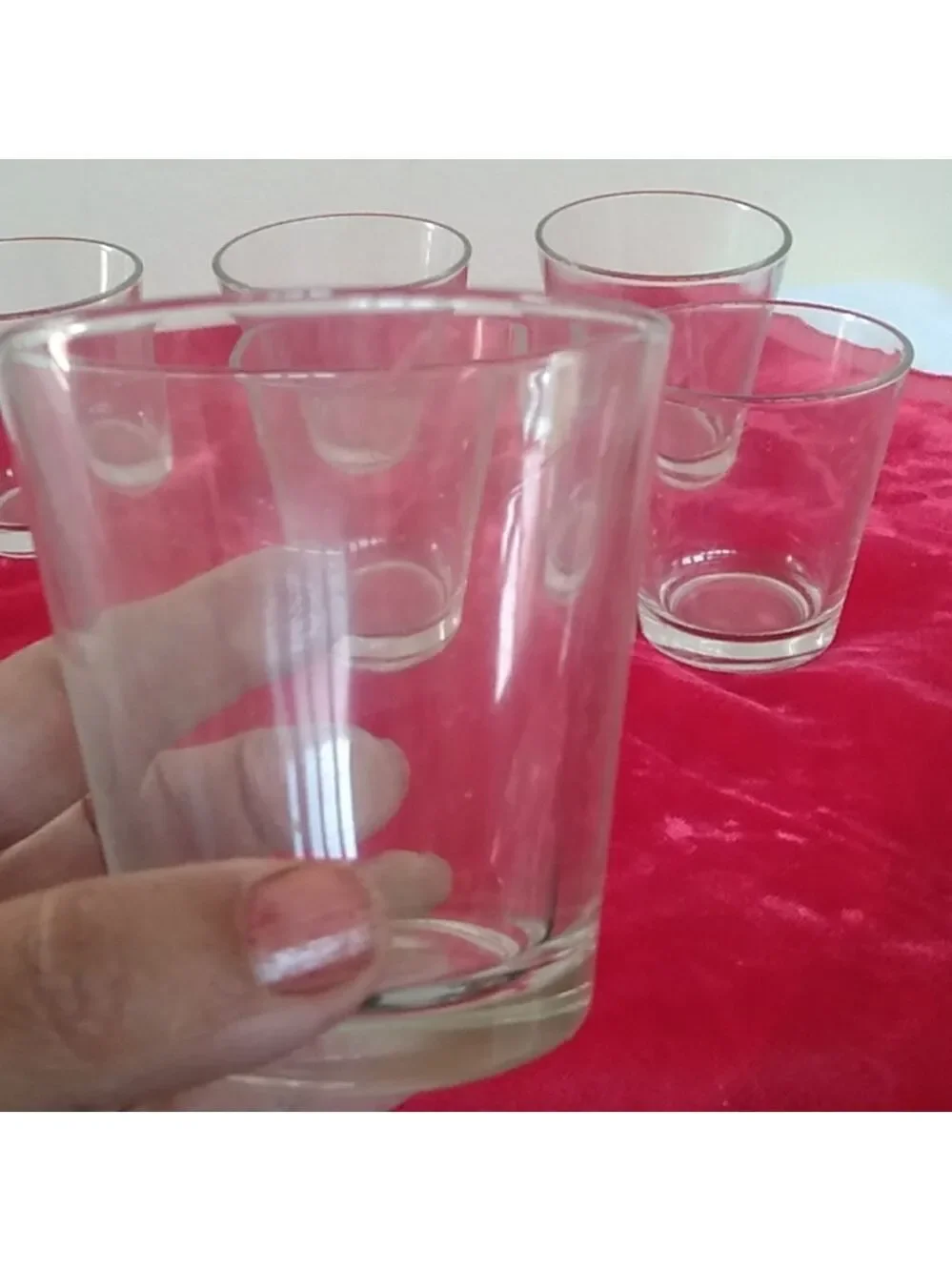 D- Set of 6 Juice Glasses